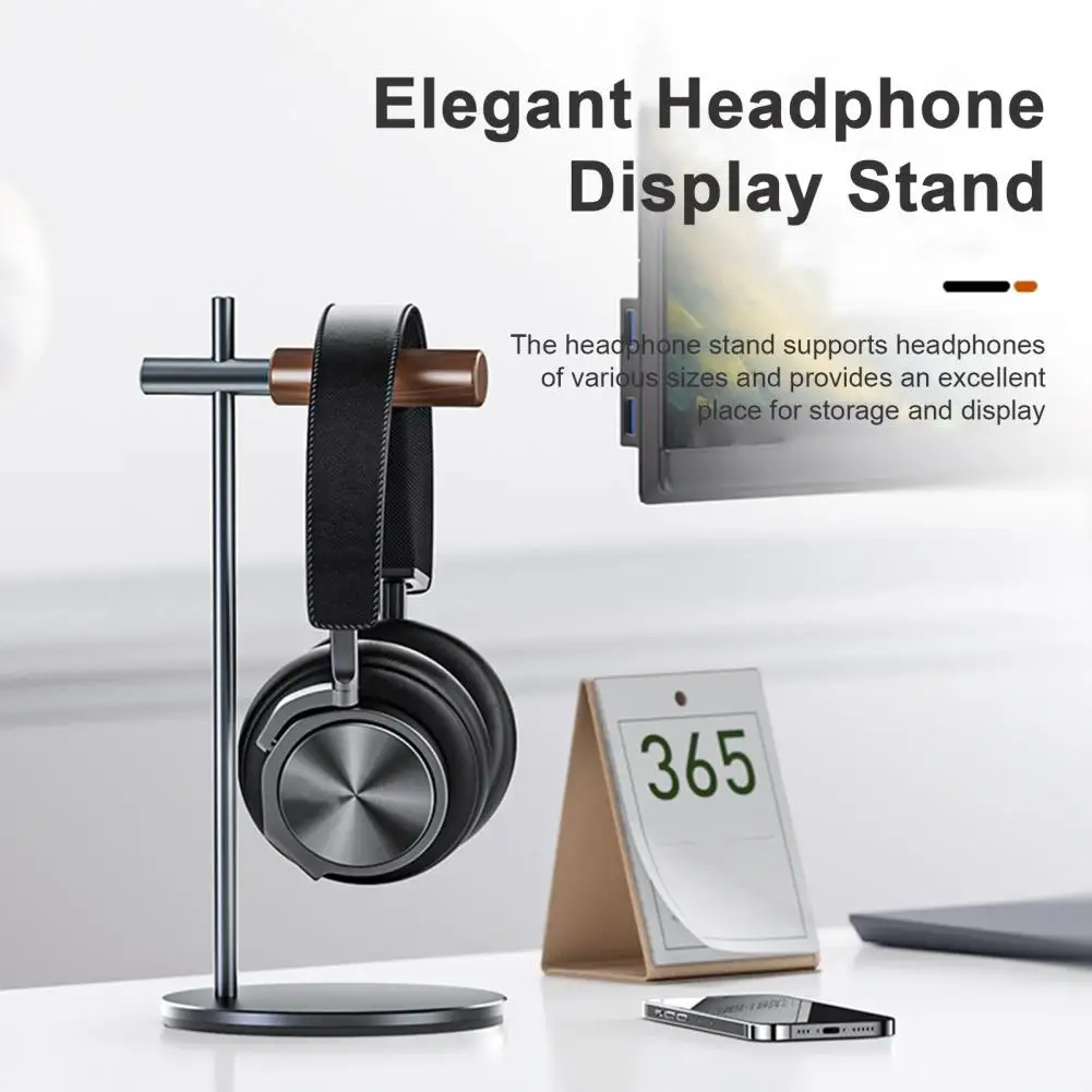 

30cm Desktop Headphone Stand High Stability Non-Slip Design Wide Compatibility Wired Wireless Headphone Support Bracket Racks