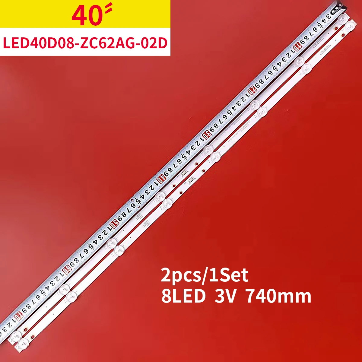 

LED Backlight Strip 8LED for LE40A31 30340008002D LED40D08-ZC62AG-02D 30340008002D