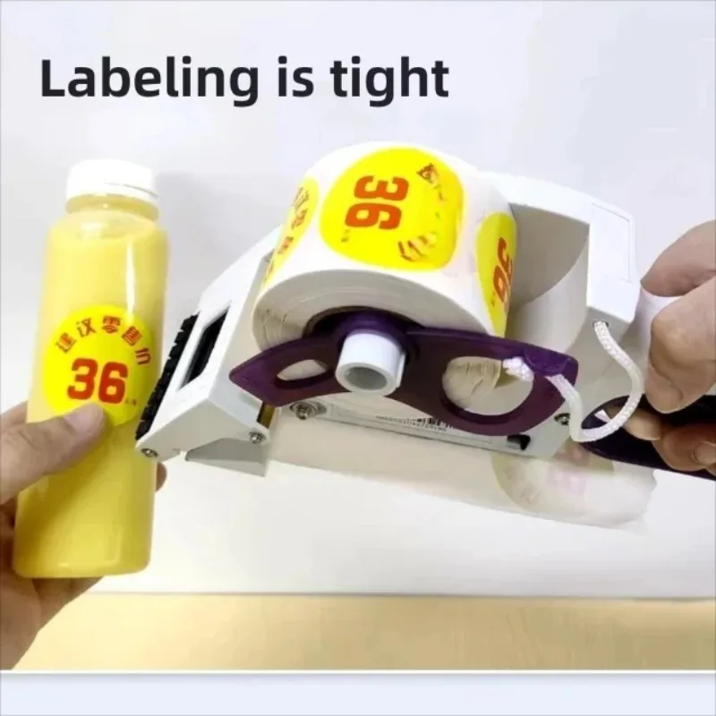 Manual Handheld Label Applicator - One-button Operation  Suitable for Shipping Parcels  Cartons and Products