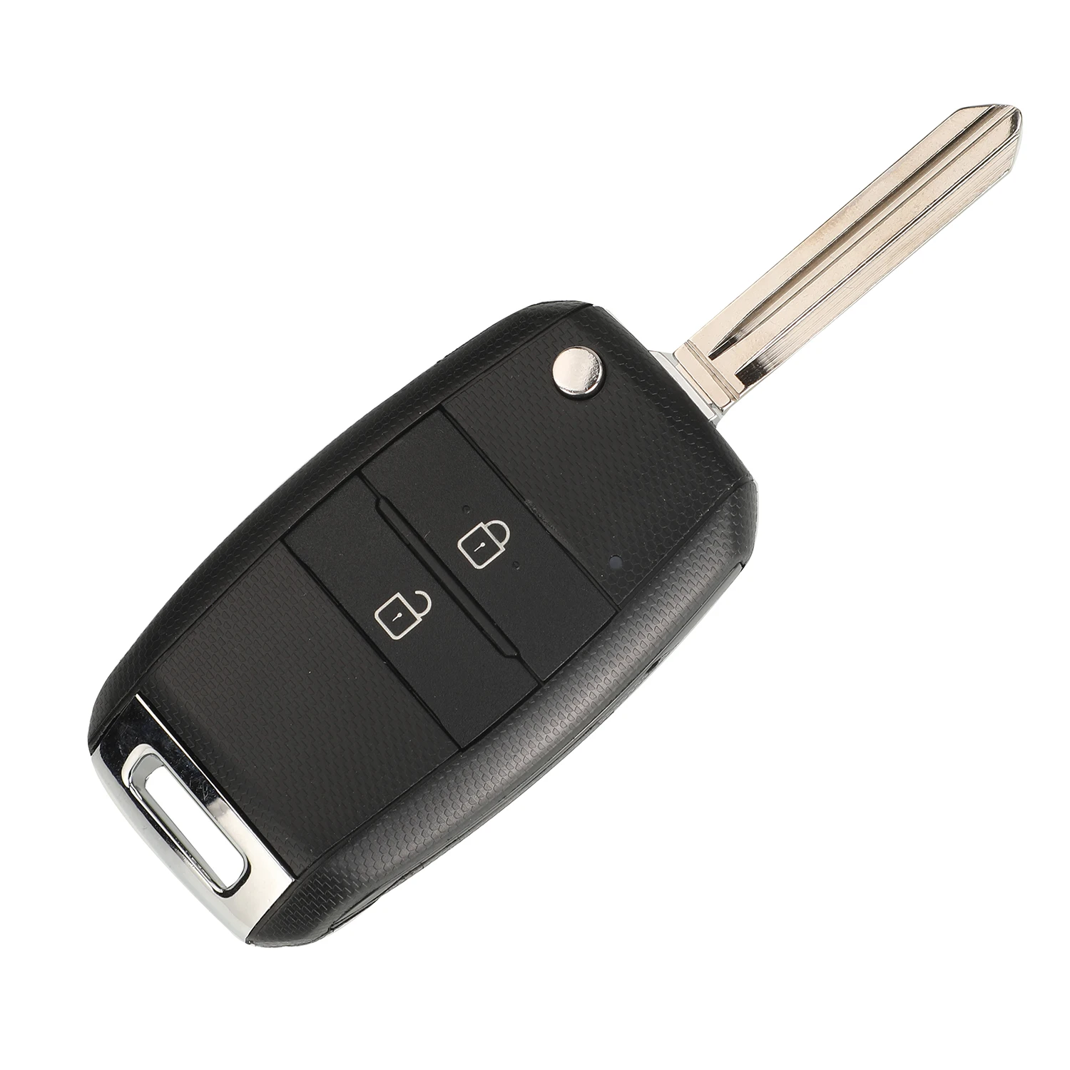 jingyuqin 2 Buttons Folding Remote Car Key Shell Flip For Kia Carens Ceed Rio Sportage Optima Sorento Cerato Soul Forte Seltos