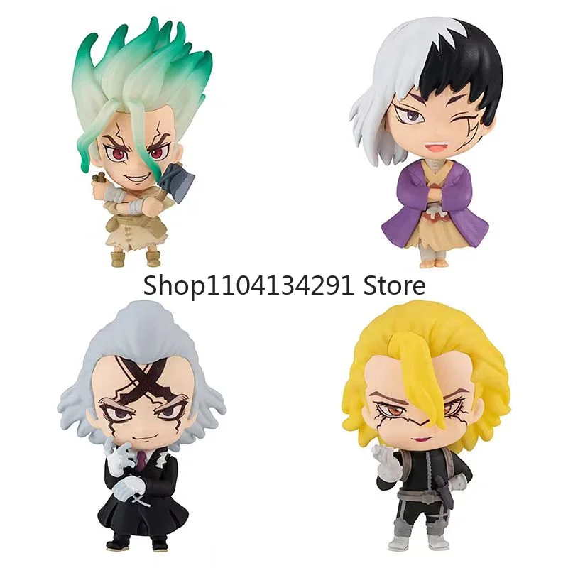 Original Bandai Gashapon Stone Age: Senkuu, Gen, Asagiri, Stanley, Snyder - Anime Figure Collectible Toy for Kids