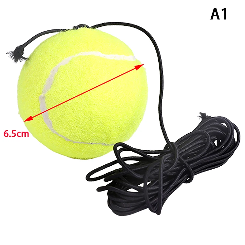 Heavy Duty Tennis Training Aids Base With Elastic Rope Ball Practice Self-Duty Rebound Tennis Trainer Partner Sparring Device