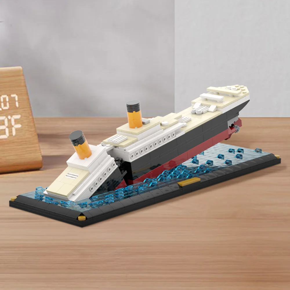 

MOC Mini Titanic Block Model Creative Series Blocks Brick Toys Decorative Ornaments Children's Toys Puzzle Toys