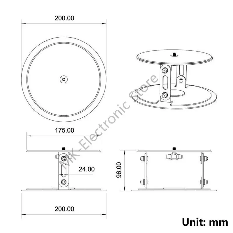 Soporte proyector estable R2LF 10 kg altura