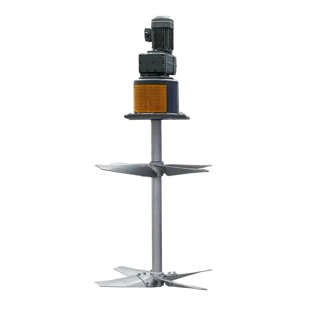 

Wastewater Treatment Mixing Device Liquid Dosing Mixer Vertical Cycloidal Pinwheel Reducer Industrial Mixing Motor