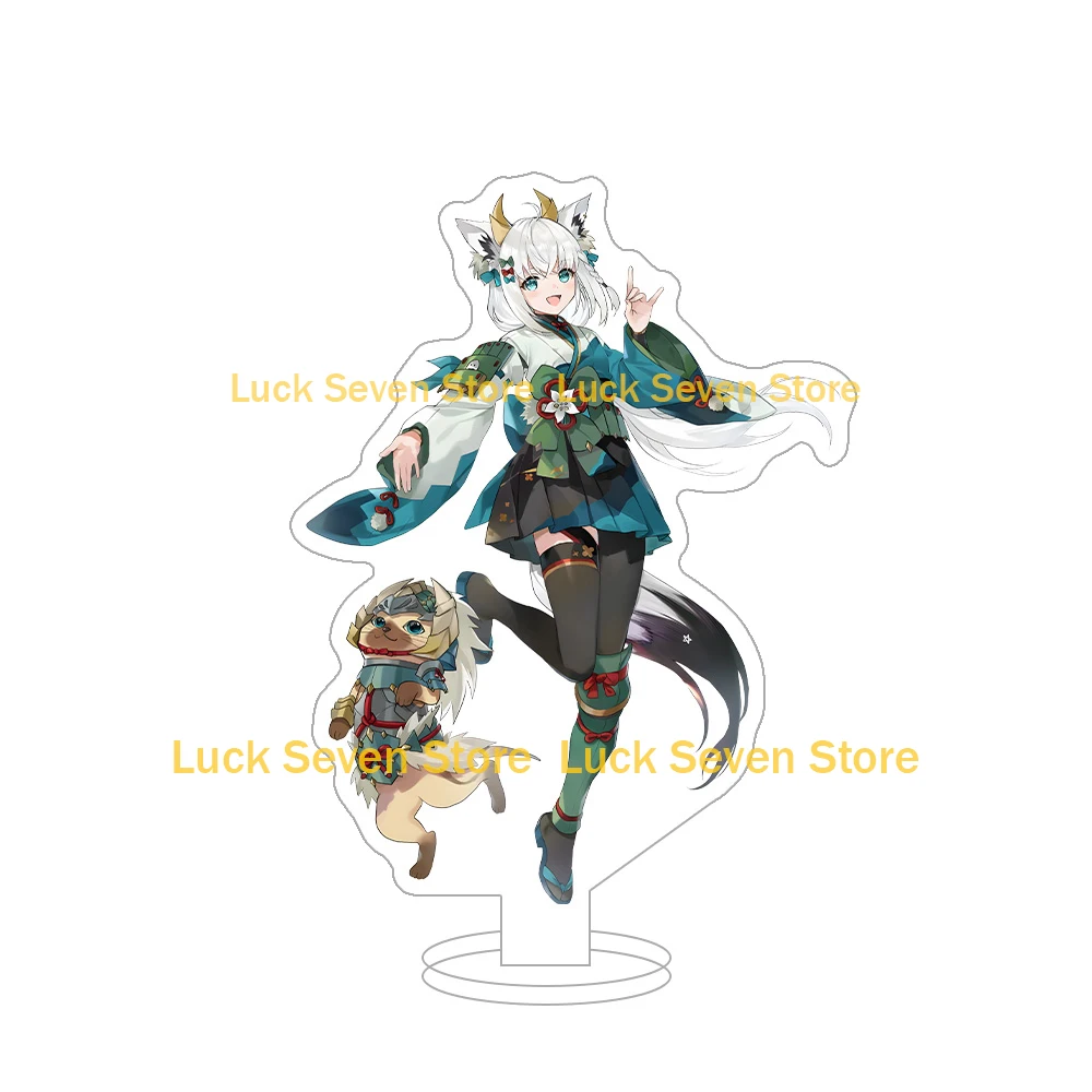 VTuber Hololive new Monster Hunter x Hololive Houshou Marine Usada Pekora Inugami Korone Anime Toy Acrylic stand desk ornament - view 6