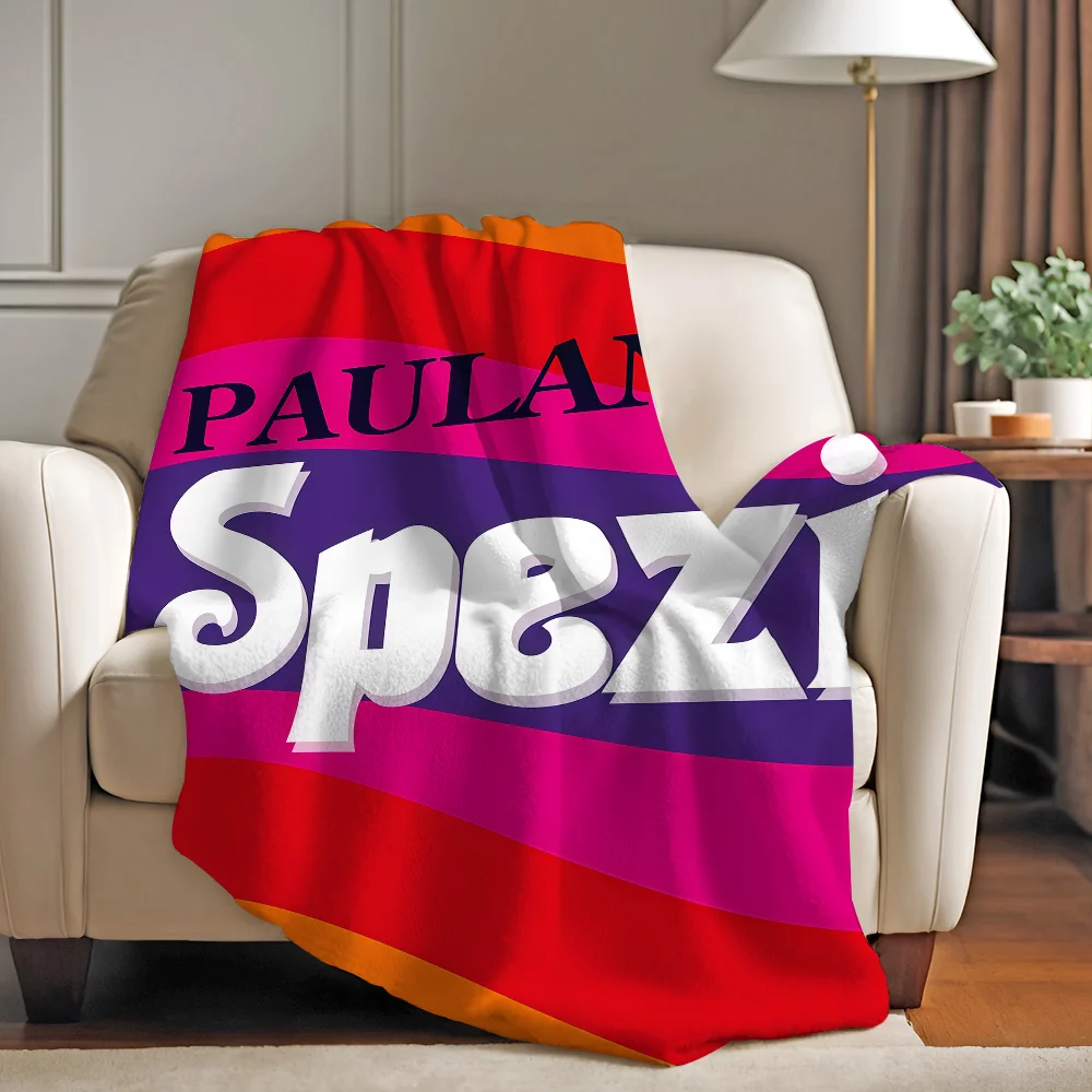 

Fashion P-Paulaner S-Spezi Blanket Warm And Soft Suitable For Bedroom Living Room Sofa Bed Office Travel Camping