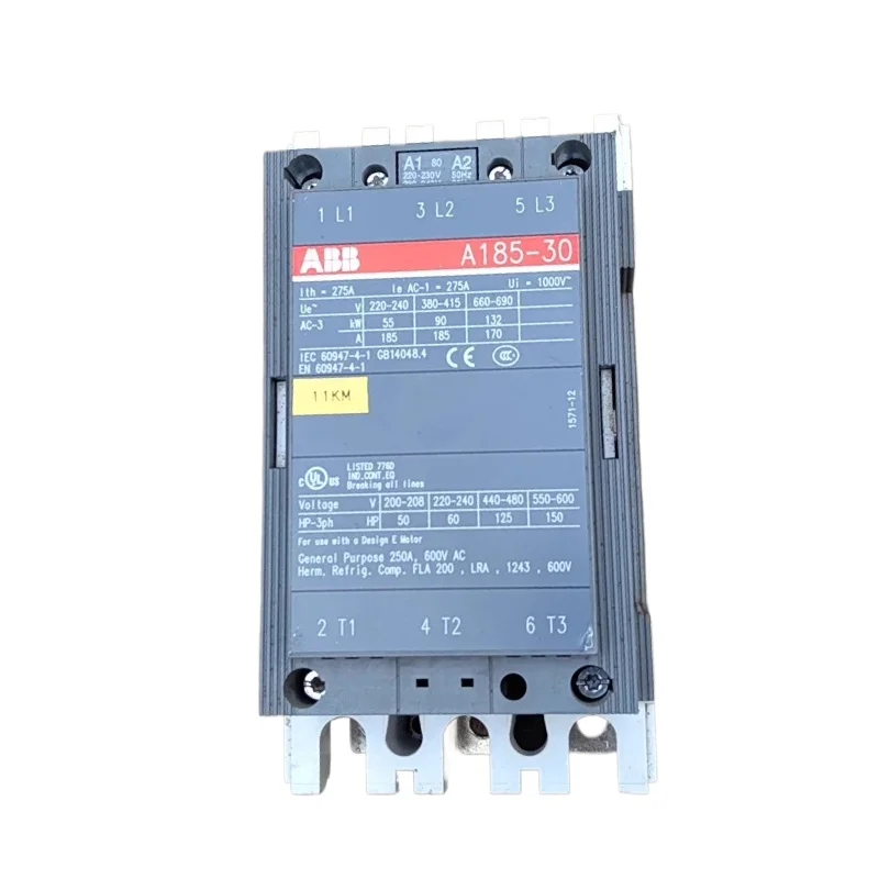 ABB AC Contactor AX Series AX185 AX205 24V 110V-120V 220V-230V 380V-400V Smart Home
