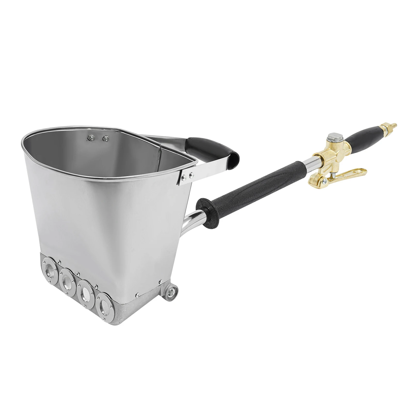 3.5L 4-Jet Pneumatic Cement Stucco Sprayer Gun Plaster Mortar Spray Tool for Wall Painting Construction