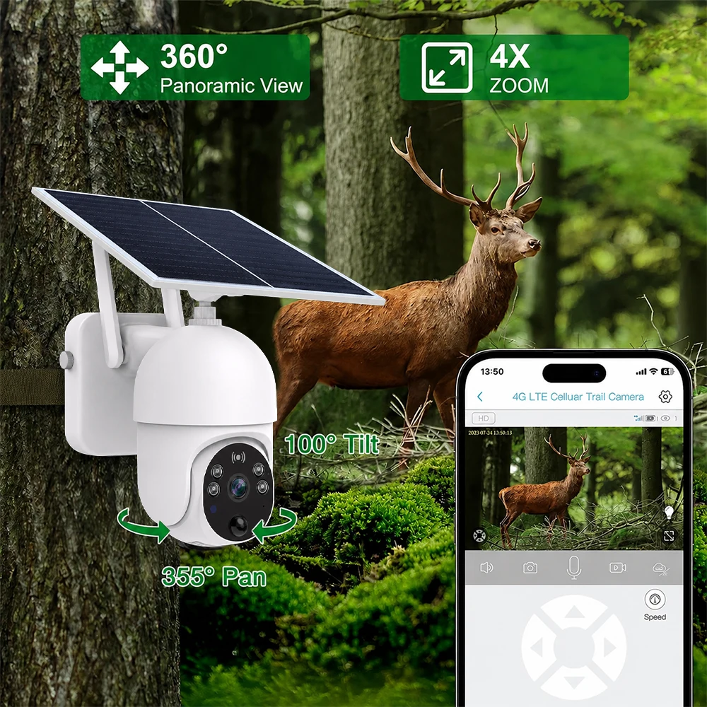 2K 3MP 4G OR WiFi Battery Sola - Home Yard Security Cameras 评论和价格