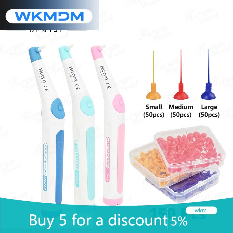 

Насадки для звукового ирригатора Den Tistry, эндоактиватор со светодиодной подсветкой для den tal Instrument, звуковой ирригатор для корневых каналов, эндодонтическая длина