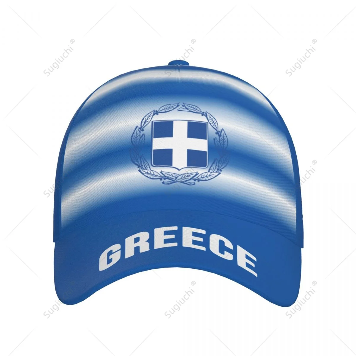 Unisex Baseball Cap Hat Greece Flag Gradient Color 3D Printing for Tennis Outdoor Bike Bicycle Golf Baseball Sports Fans