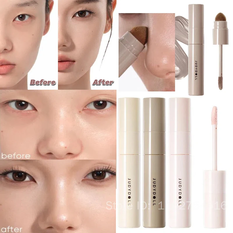 جوديدول كريم تحديد الوجه السائل كونتور عالي اللمعان رمادي بني غير لامع كريم ظلال الأنف سطع الوجه برونزي ماكياج