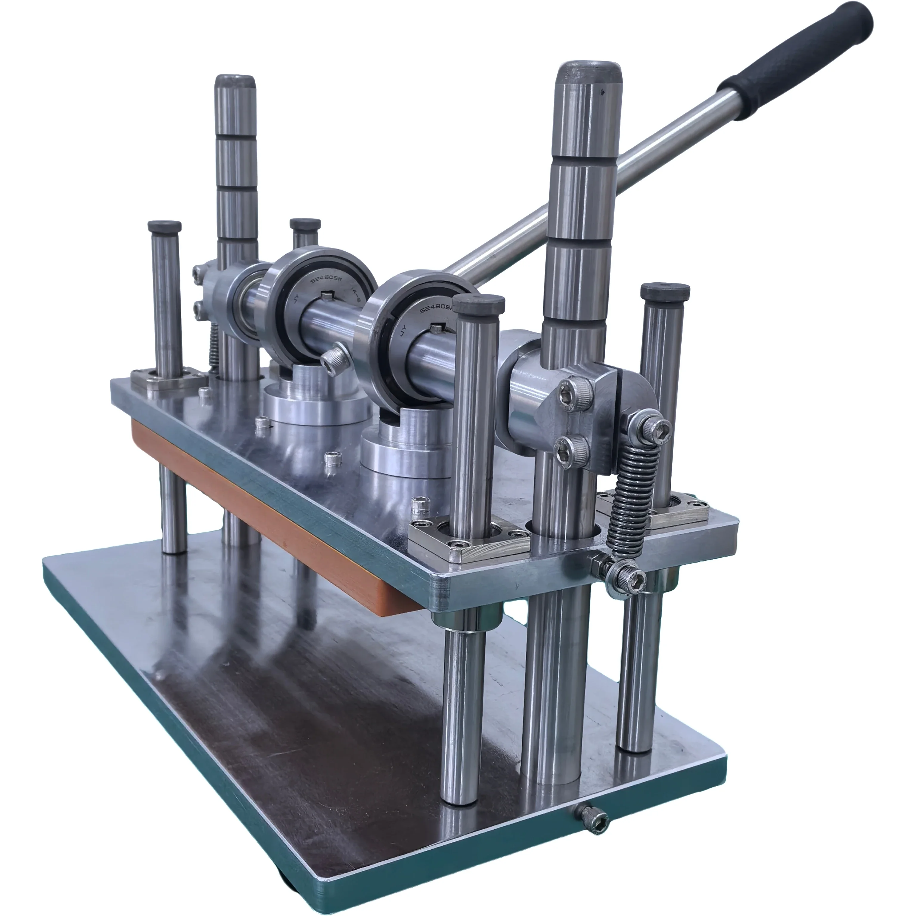 XGX Semi Automatic Stainless Steel 1ml 2ml 100pcs Manual Desktop Capping Machine with Wood Packaging for Chemical Applications