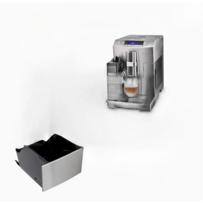 مناسبة لـ DeLonghi ECAM28.465MB صندوق بقايا ماكينة القهوة الأوتوماتيكي بالكامل الذي يحتوي على حاوية مطحونة القهوة المستخدمة