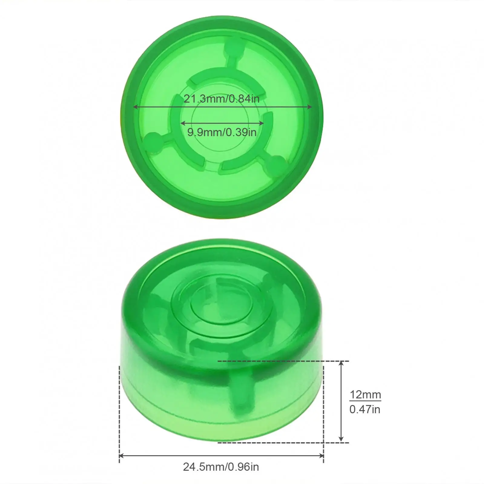 1 Piece Plastic Lightweight Guitar Effect Pedal Foot Switch Protection Cap, Colorful Pedal Foot Nail Cap