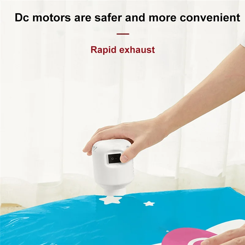 

Пластиковый электрический воздушный насос, компрессионный мешок, автоматический вакуумный насос для откачки воздуха, небольшой вакуумный насос (вилка Великобритании)