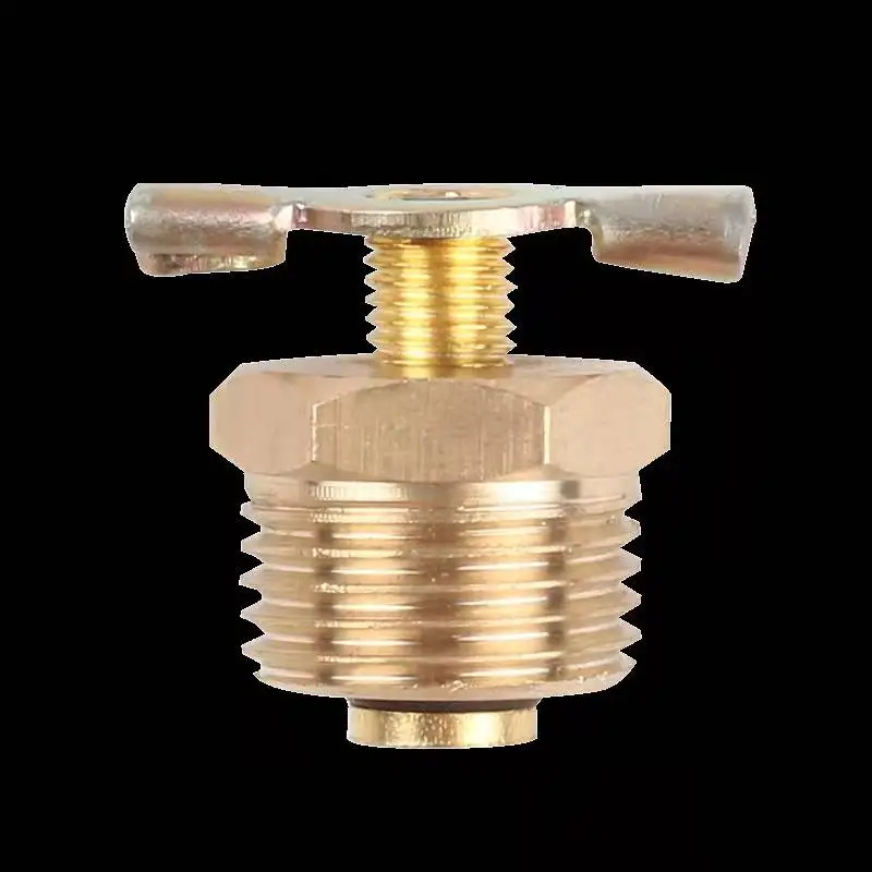 

NPT 1/4" 3/8" 1/2" Solid Brass Compressor Air Tank Port Fittings Drain Valve