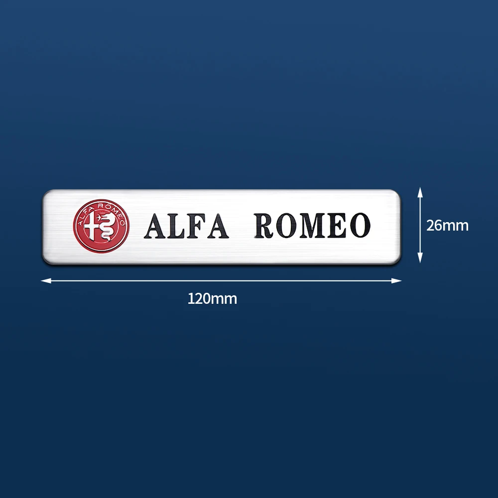 Interior do carro emblema adesivo decalque, decalque para Alfa Romeo Giulia Stelvio Mito Giulietta Tonale ALFA 4C Disco Volante Mito 147 GT
