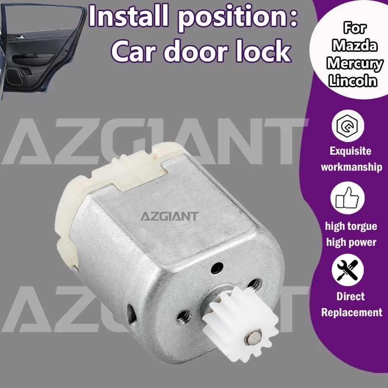 

For Mercury Mountaineer/Mazda B3000/Lincoln Navigator Car door locking system 12V 12T plastic gear motor internal spare parts