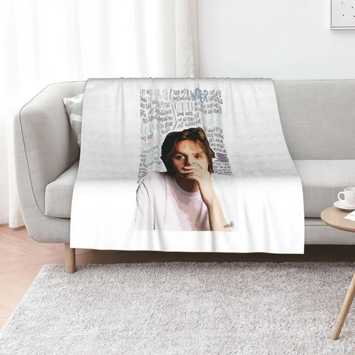 Lewis Capaldi Throw Blanket Vintage Warm Picnic For Sofa Thin Decorative Beds Decoratives Blankets