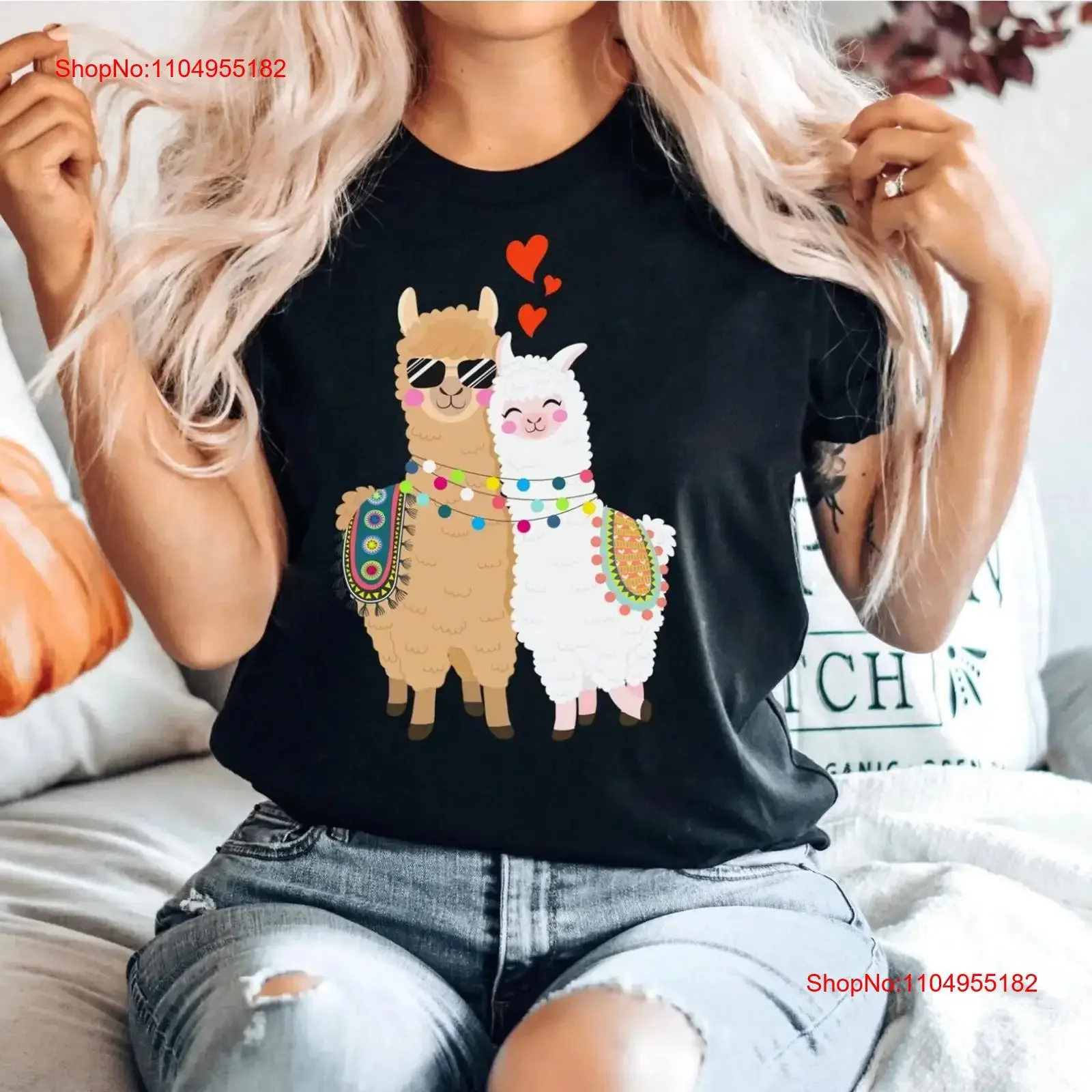

Милая футболка из альпаки с круглым вырезом в виде животных, забавная футболка Llama Lover, винтажная стираная модная мужская повседневная уличная одежда, универсальная