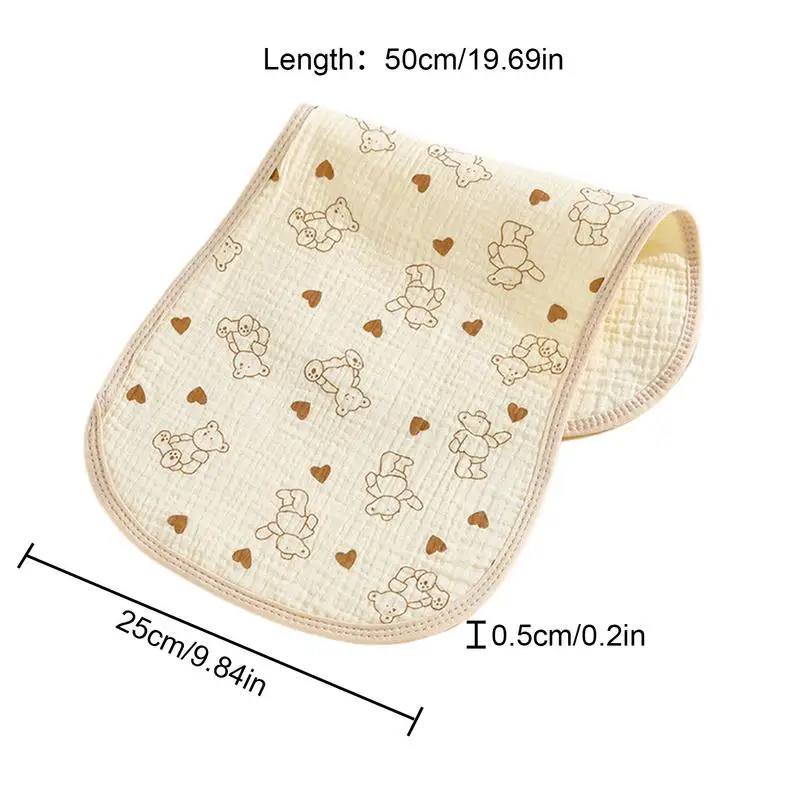 Muslin Bibs Cute Bib Child's Drool Towel Cotton Gauze Waterproof Bibs For Babies Super Soft Burp Bibs For Drooling Teething