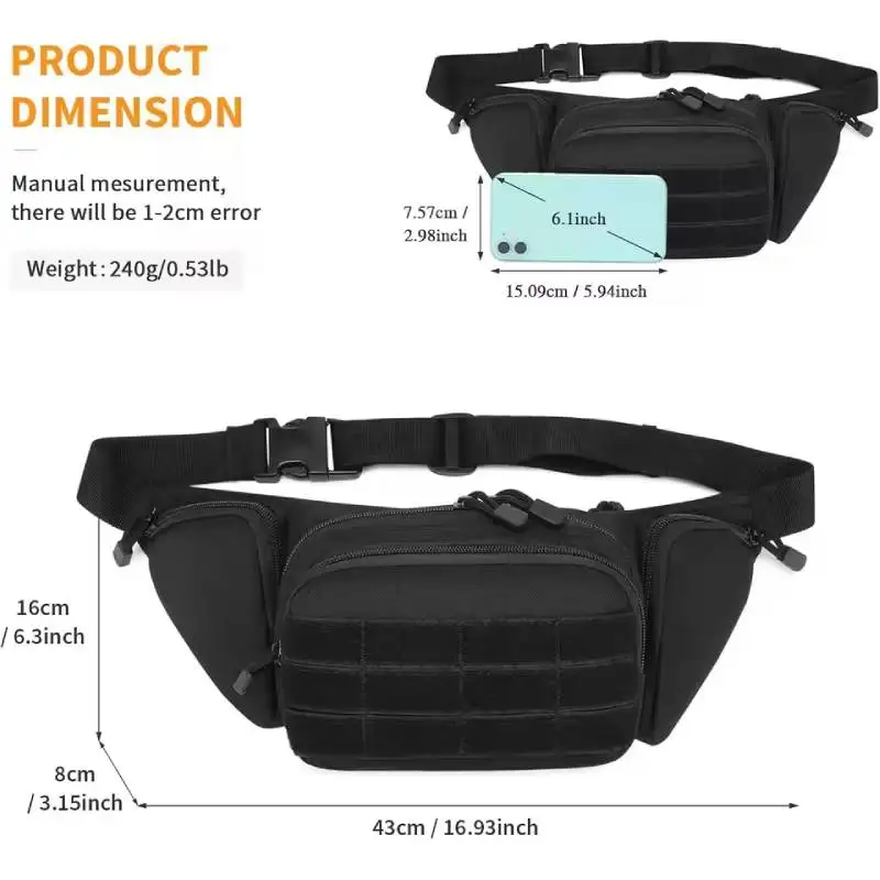 Anti-Theft Hidden Storage Waist Bag, Invisible Hands-Free Bumbag for Sports Enthusiasts Men Women Outdoor Travel Fitness