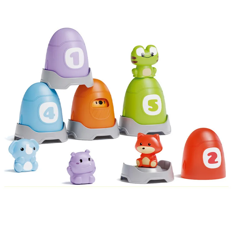 Exportação transfronteiriça amazon bebê dedo animal correspondência casa animal correspondência cor iluminação cognitiva presente brinquedo