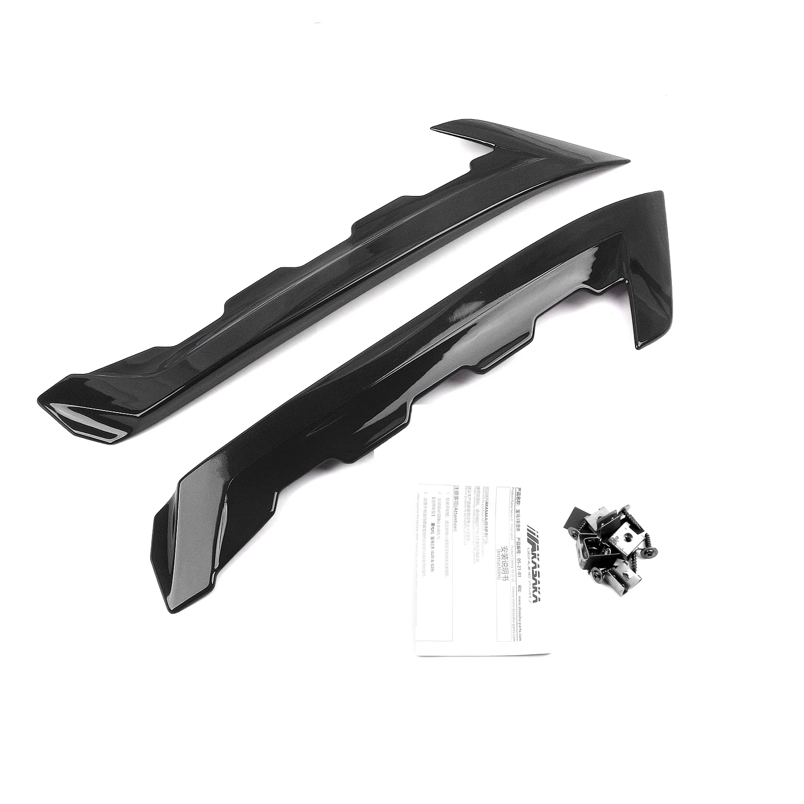 AKASAKA Wheel Fender Flares Trim Wide Archs Mudgaurd Fairing Cover Brow For BMW 3 Series G20 G28 330i M340i M Sport 2019-2022