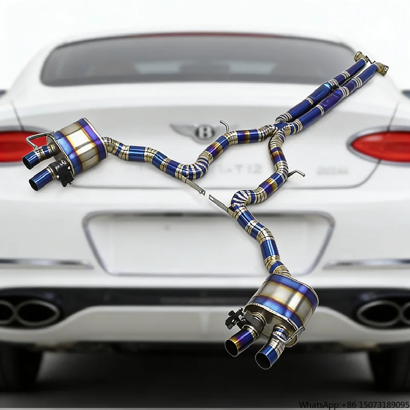 

BSK Catback Muffler Titanium Alloy for Continental GT V12 6.0T 2017-2024 With Remote Control Valvetronic Exhaust System