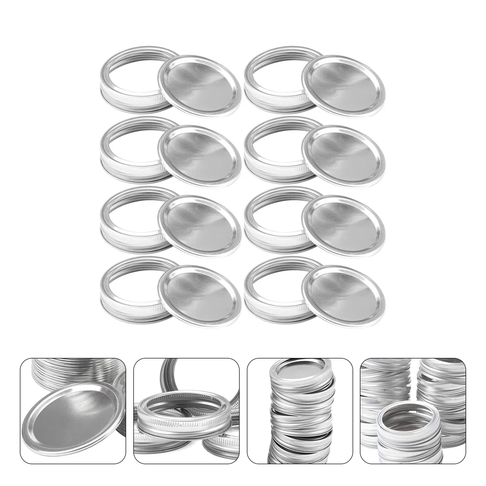 

Heavy Duty Jar Lids Sealing Caps Protective Covers Tinplate Split Type Storage Solid Lid Aluminum Cap Storage Solid
