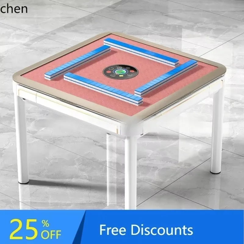 CZ-1 Automatic Mahjong Machine Dining Table Integrated Dual-purpose High-end Bass Folding Roller Coaster Mahjong Table