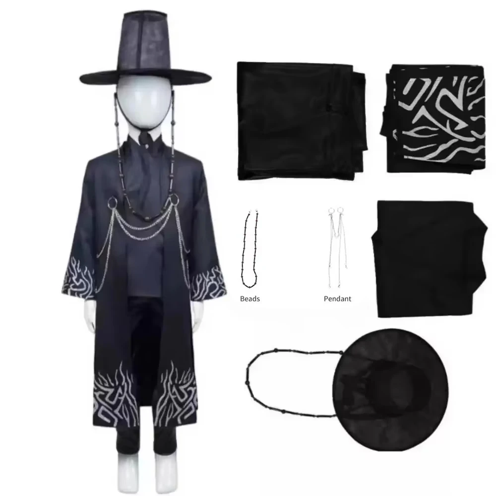 Anime Movie Boys Role Play Props Party Cosplay Set for K-POP Boys Jinu Halloween Party Cosplay Comic Exhibition Costume Outfit