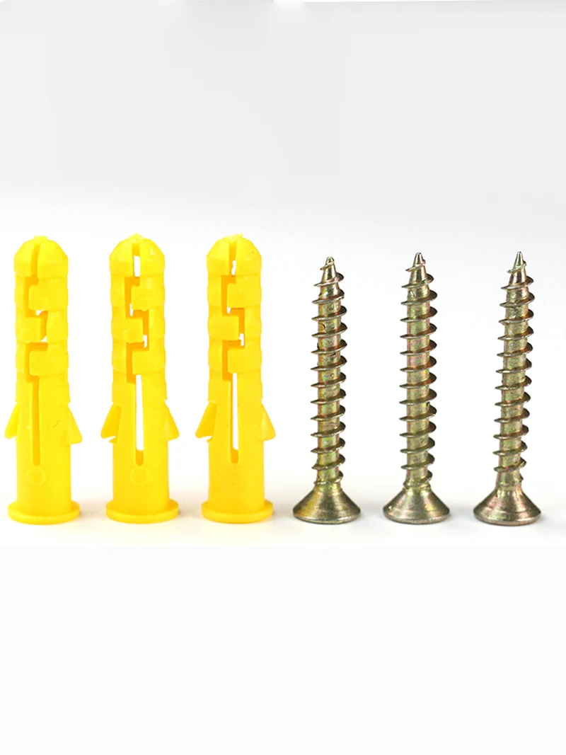 40set Self-tapping Wood Screw Plastic Drywall Anchor Wall Plug M6 M8 M10 Expansion Anchor Screw