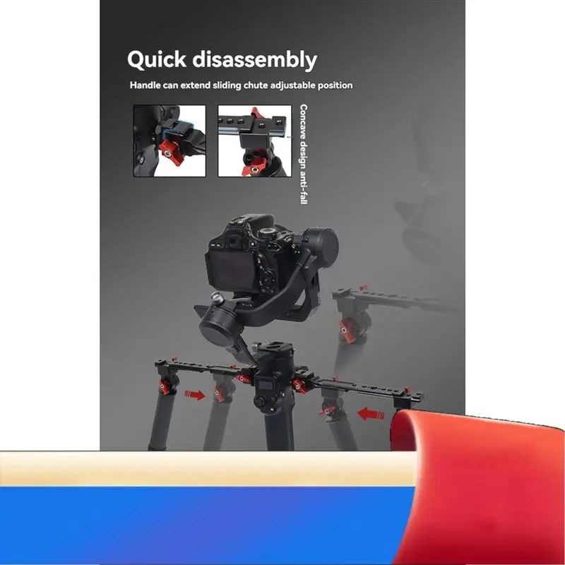 

Dual Gimbal Handgrip For DJI Ronin RS2/3/4 Foldable Carbon Handle Grip 180 Adjustable For DJI RS2/3/4 B-X62A