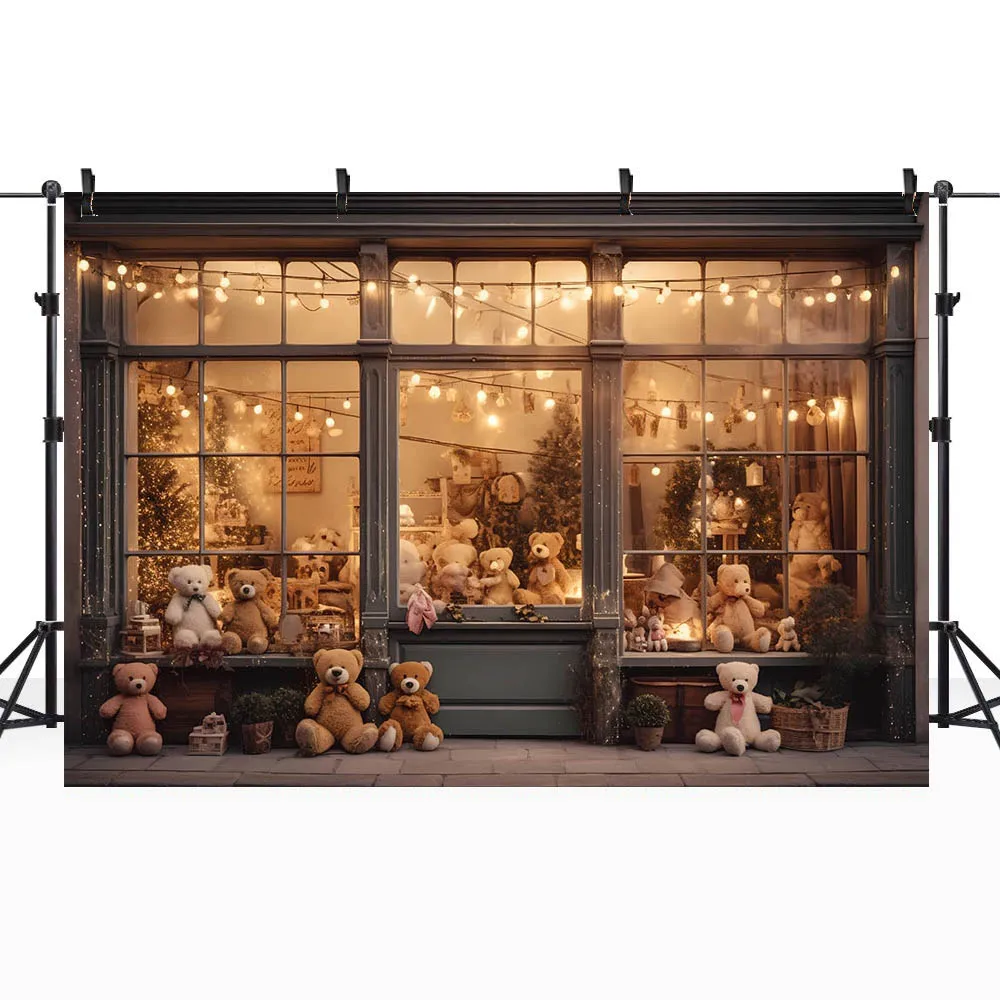 Mocsicka bambino bambini sfondo per fotografia orso vetro regali negozio san valentino foto sfondo Studio fotografico puntelli per fotochiamate