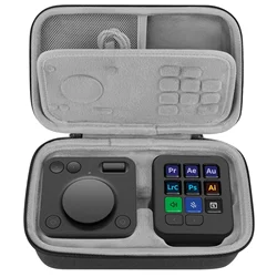 GEEKRIA Creative Console Carrying Case, Hard Shell Protective Travel Bag Compatible with Logitech MX Creative Console Dark Gray