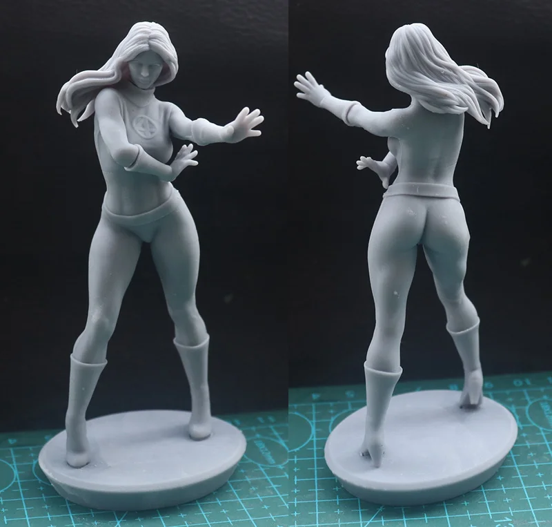 1/18 100mm 1/24 75mm Resin Model Kits Battle Girl  Unpainted Painted  Figure Sculpture No Color RW-1095