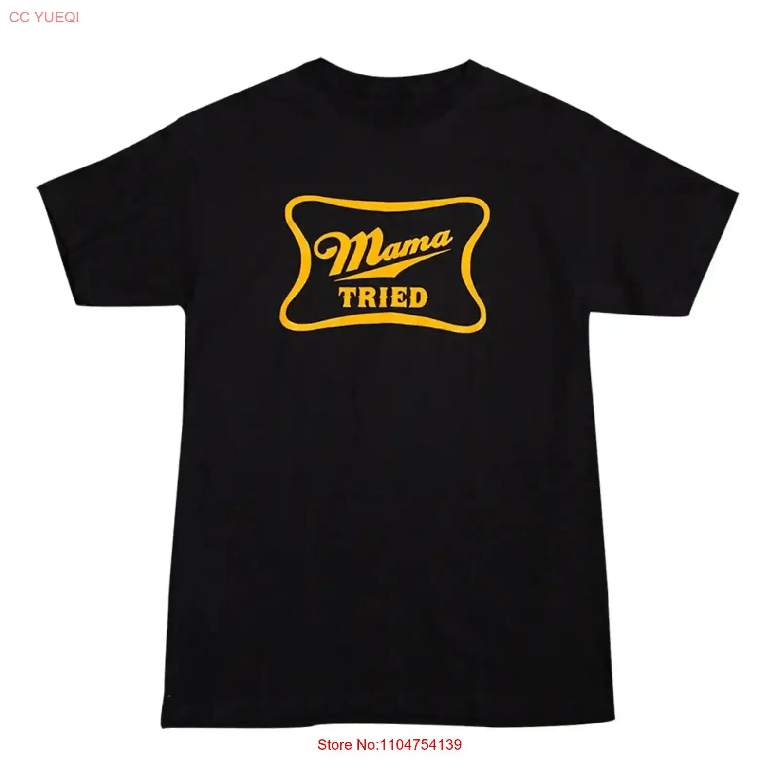 Mama Tried Merle Outlaw Country Black T Shirt vintage Washed Unisex homme Stretched graphic Soft designer clothes fashion