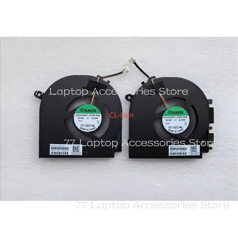 

New CPU GPU Cooling Fan For HP Envy 17-CR 17T-CR N13561-001 N13562-001 DC5V