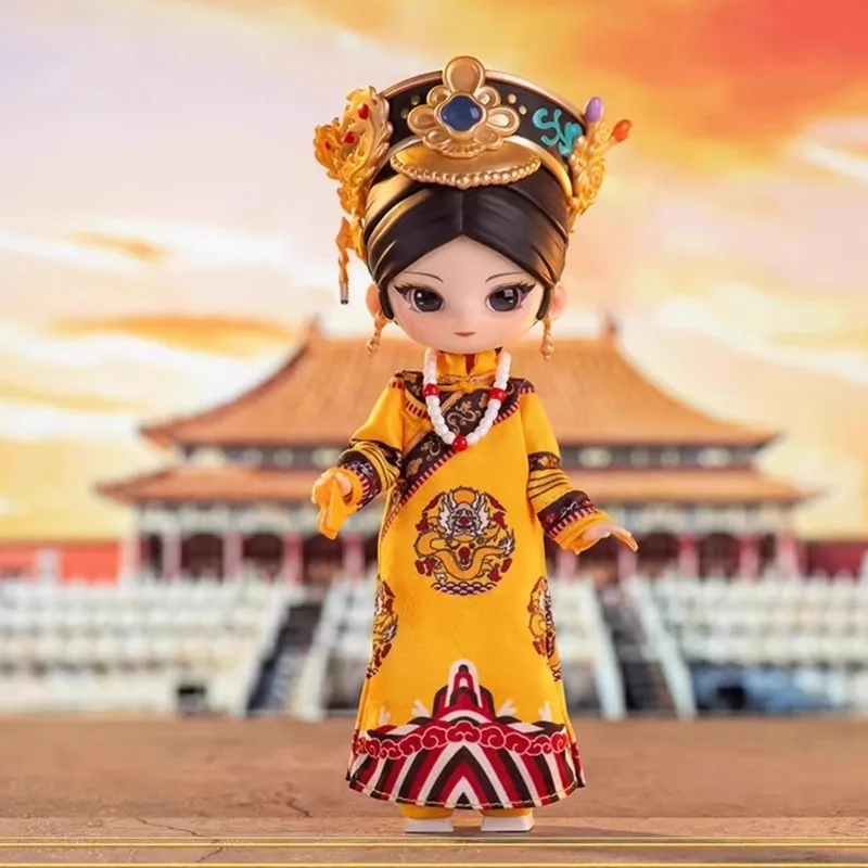 Simontoys Zhen Huan يمر على Bjd صندوق أعمى 12 نقطة مشتركة المنقولة دمية زر الكوبالت لو العصرية لعبة تمثال تمثال ، اليدوية