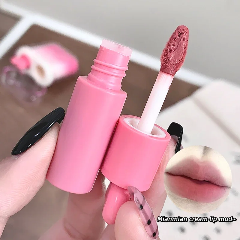 Bluetooth Heartwarming Aqua Velvet Mist Lip Glaze Combo Matte Mirror Highly Pigmented Waterproof Non-Stick Lip Color