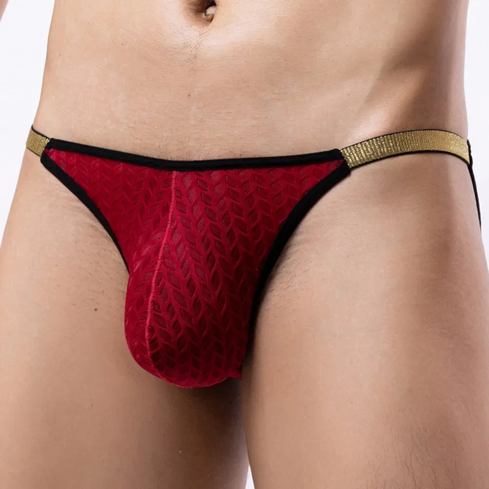 Mens Underpants Mens Underwear Briefs Daily Lingerie Low Waist Nylon Panties Regular Sexy Soft Pouch Solid Color