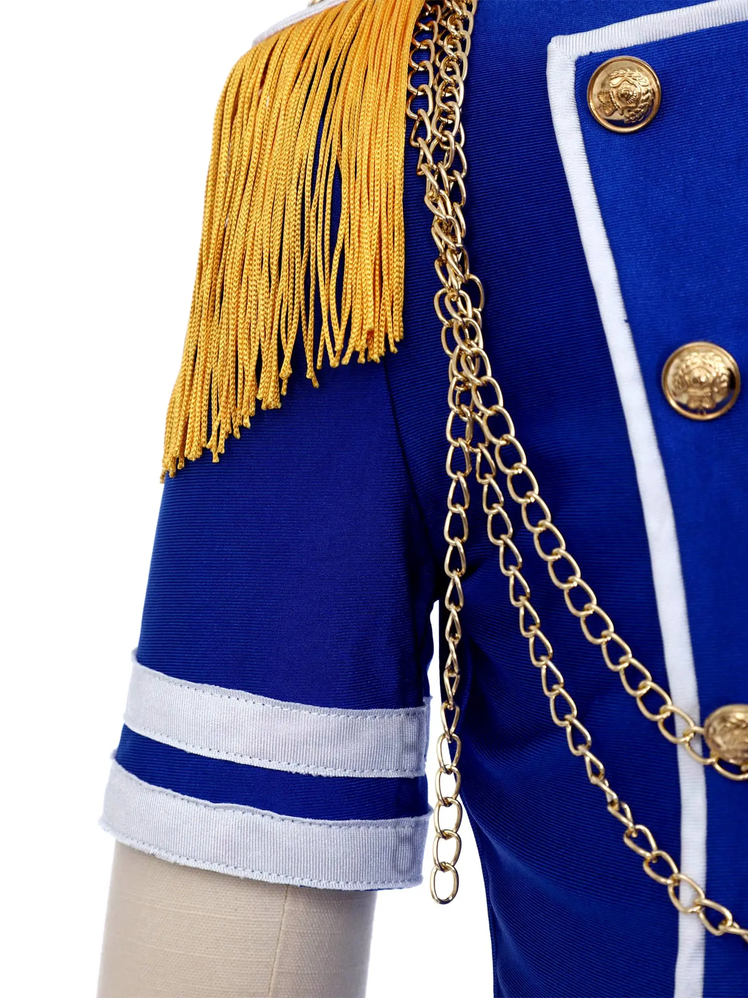 Costume de majorette de tambour pour filles, 3 pièces, uniforme d'équipe de groupe de marche, haut à manches courtes, jupe, ensemble de chapeaux pour Halloween, carnaval, fête Cosplay