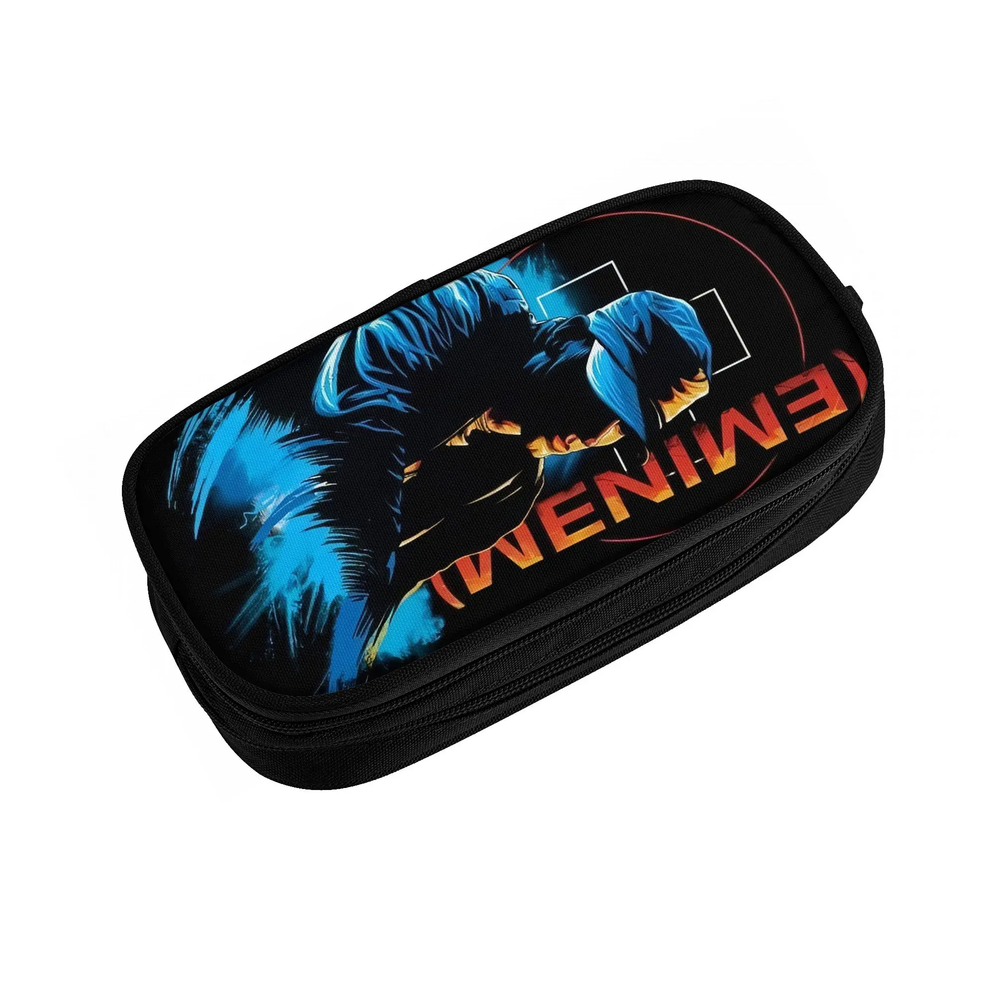 Cute Eminems  Pencil Cases for Girl Boy Large Storage American Hip Hop Rapper Pop Music  Pencil Pouch School Accessories