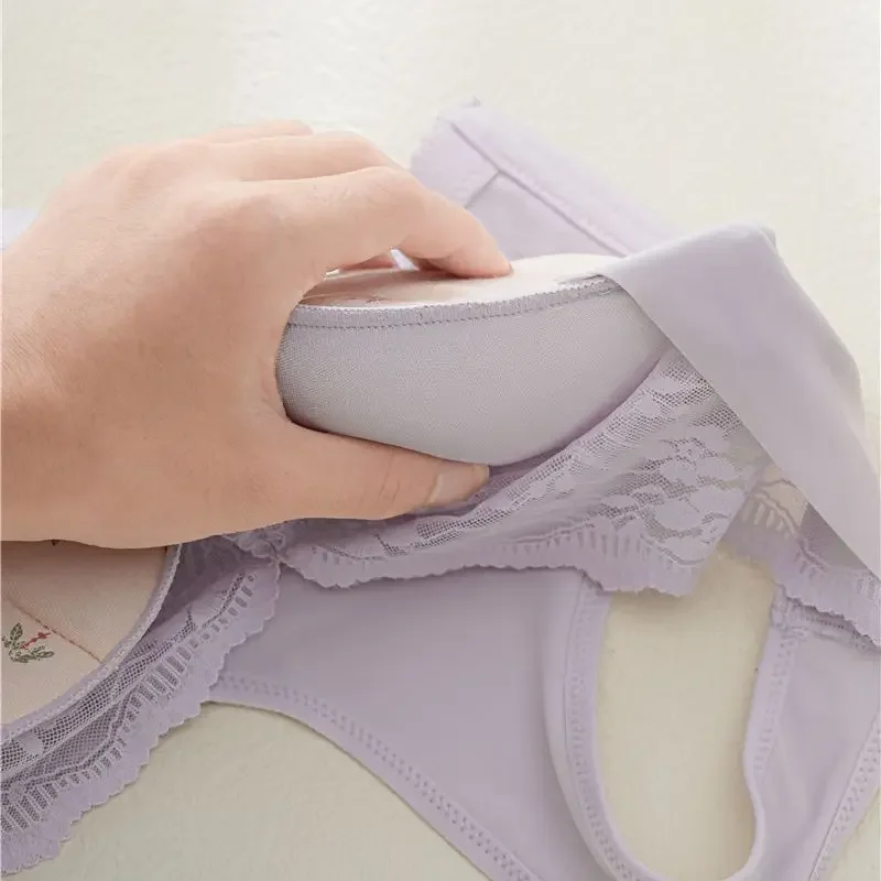 Verdikte cup 5 cm kleine borst en platte borst Speciaal ondergoed voor vrouwen Verzamelen en niet lege cup Schoonheidsvest Aanpassing