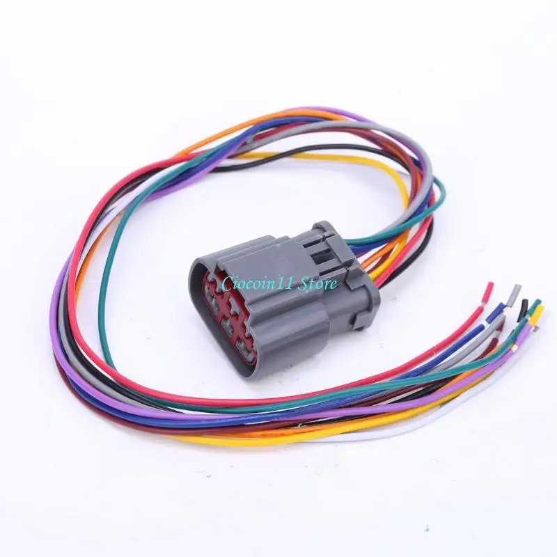 Y1UB Transmission Harness Wiring Pigtail with Color-Coded Leads for F150 F250 F350 Wire Identification and Terminal-Side