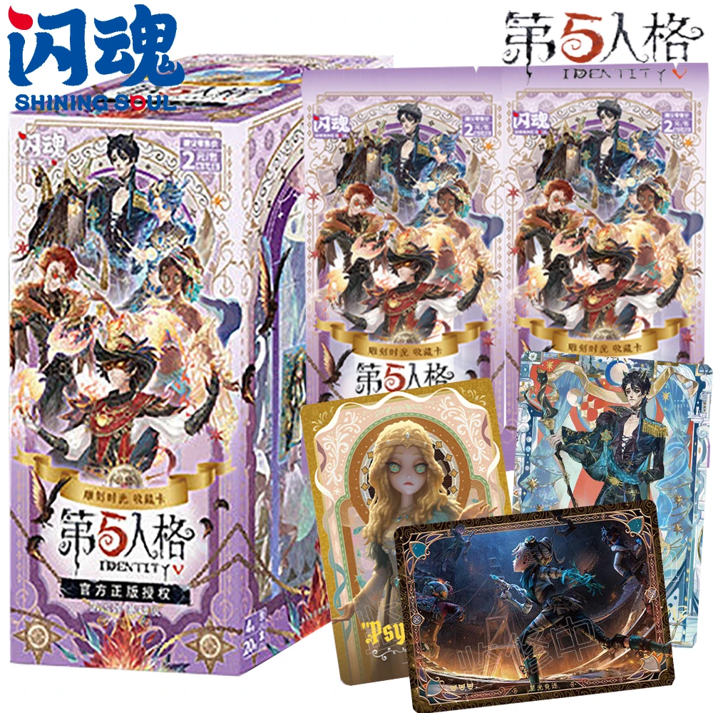 Original SHINING SOUL Identity V Collection Cards Role Playing Competitive Game Limited Edition Hot Stamping Signature Card Gift