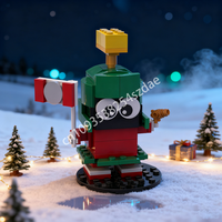 100pcs MOC Marvin The Martian Looney Tunes Model Building Christmas Gift Blocks Construction DIY Creative Toys Idea Brick Kids